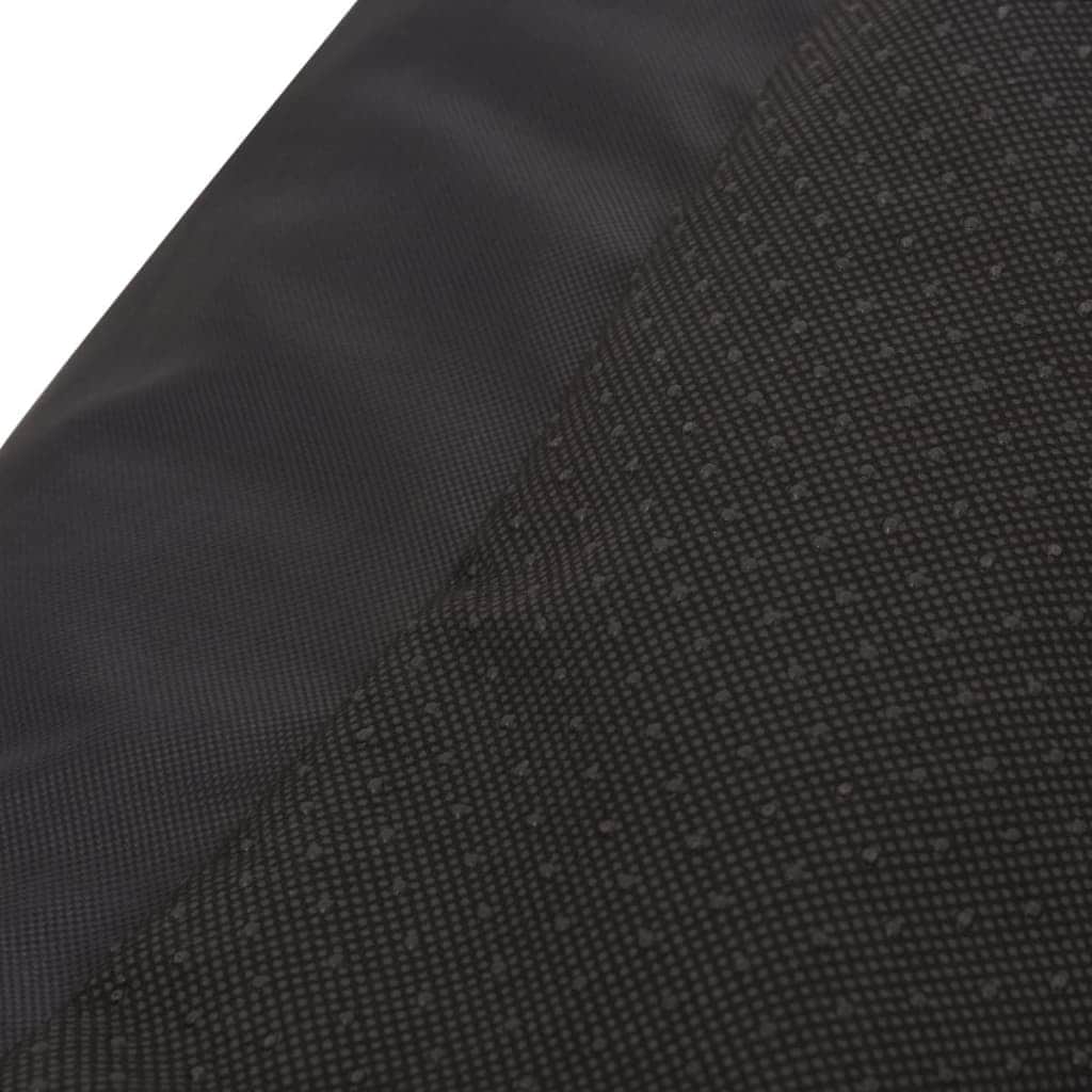 Dog Bed with Padded Cushion Size M Black