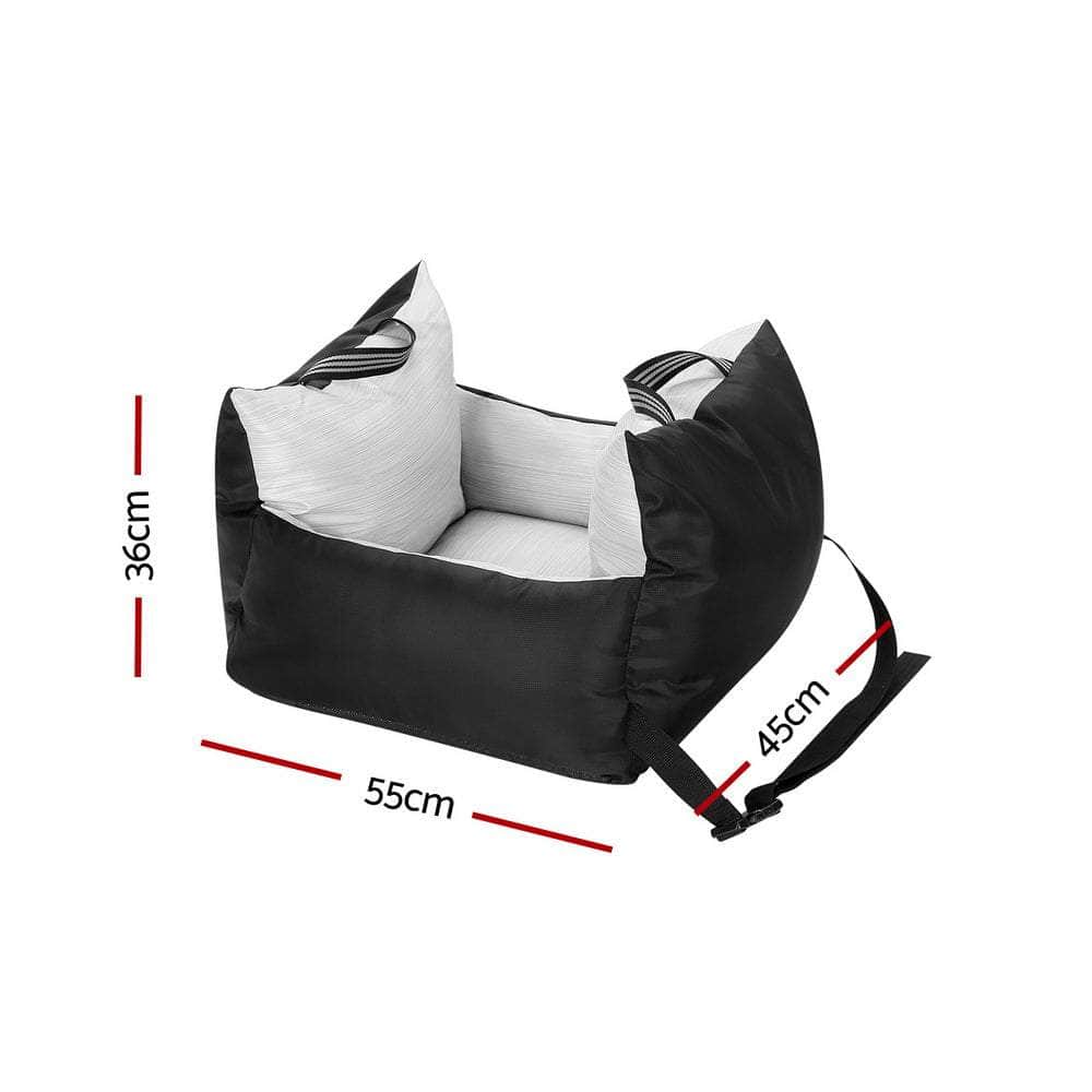 Dog Car Seat Booster Cover Dog Bed Portable Waterproof Belt Non Slip
