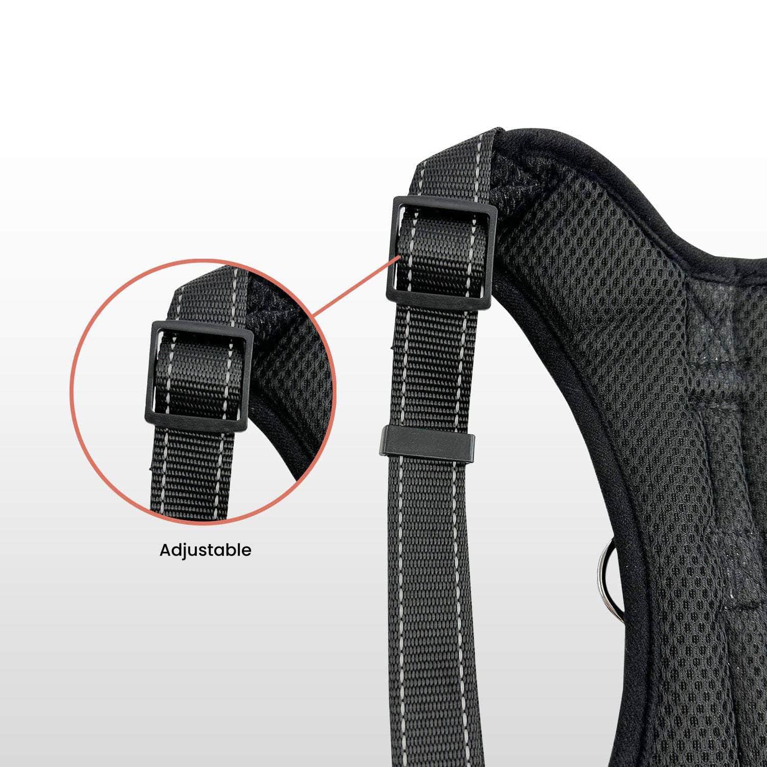 Dog Harness XXL/XL/L/M Sizes Nylon fabric