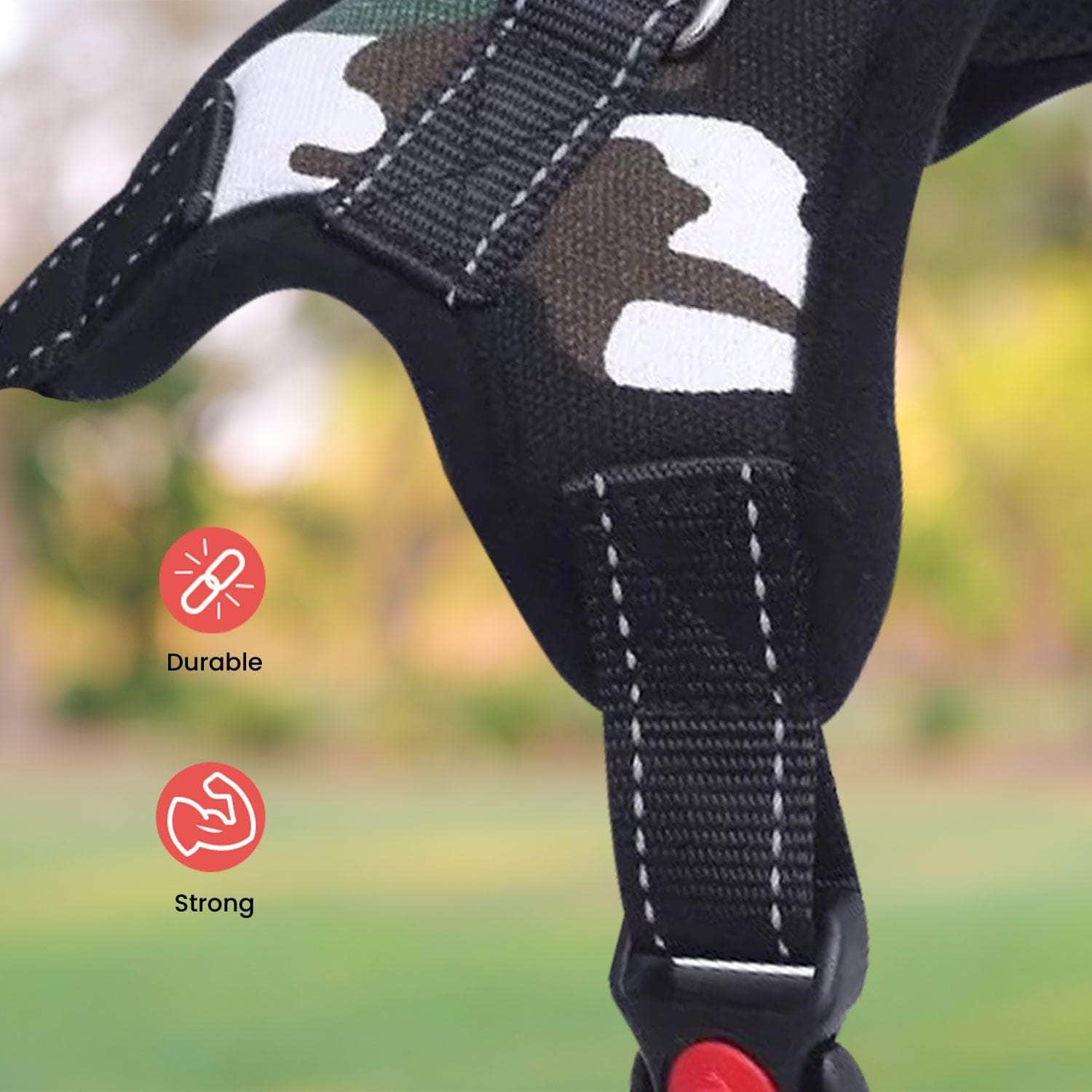 Dog Harness XXL/XL/L/M Sizes Nylon fabric