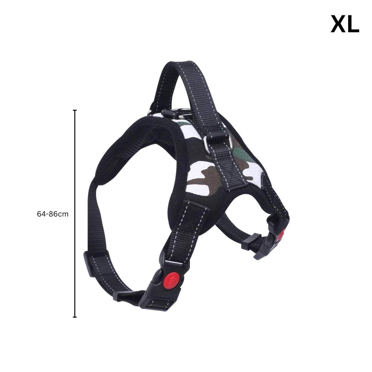 Dog Harness XXL/XL/L/M Sizes Nylon fabric