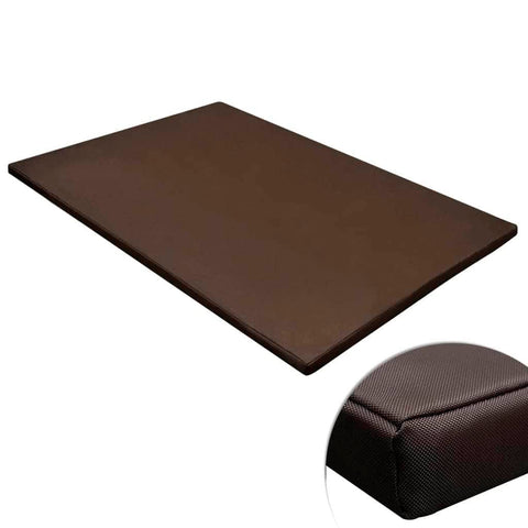 Dog Mat Flat Rectangular Brown L