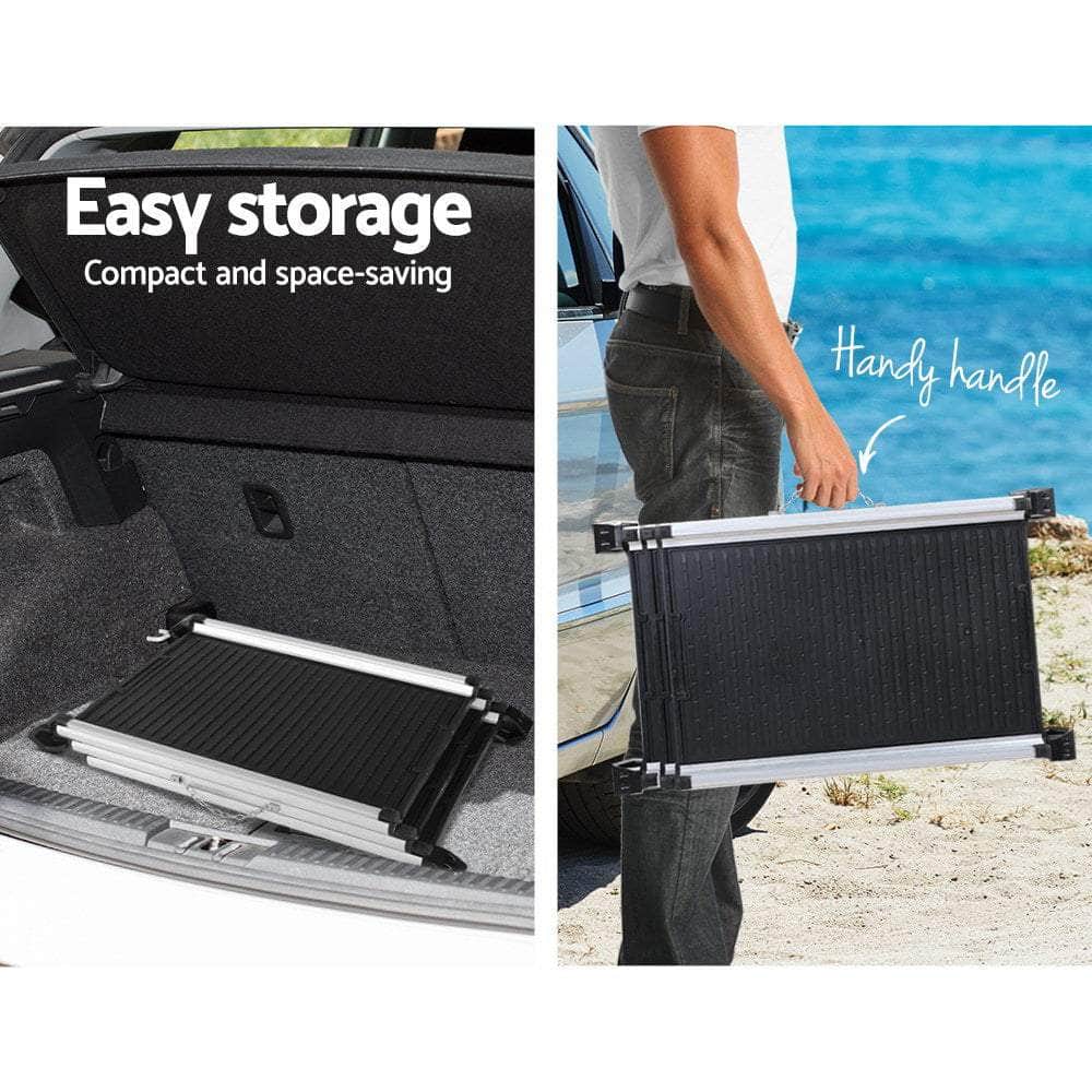 Dog Ramp Pet Stairs Steps Car Suv Foldable Portable Ladder Adjustable