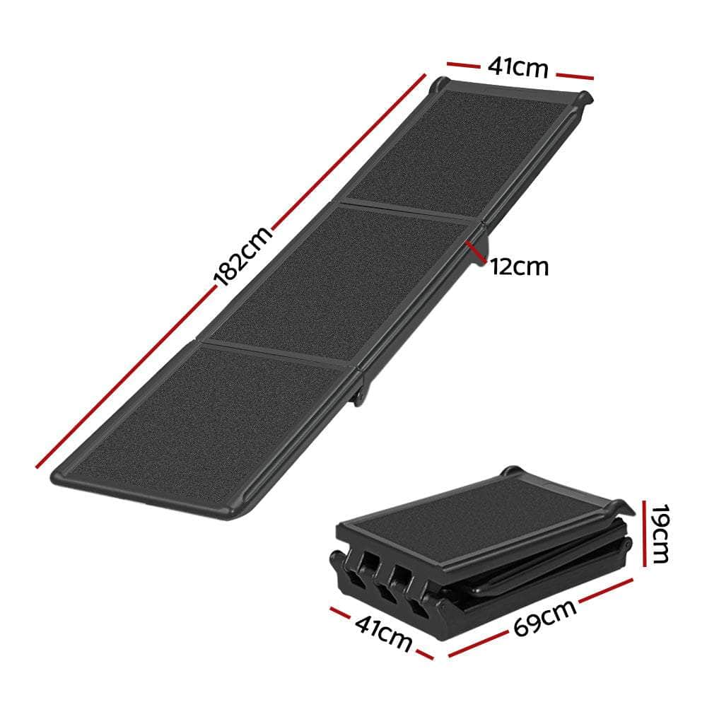 Dog Ramp Pet Stairs Steps Car Travel Suv Ladder Foldable Portable Adjustable