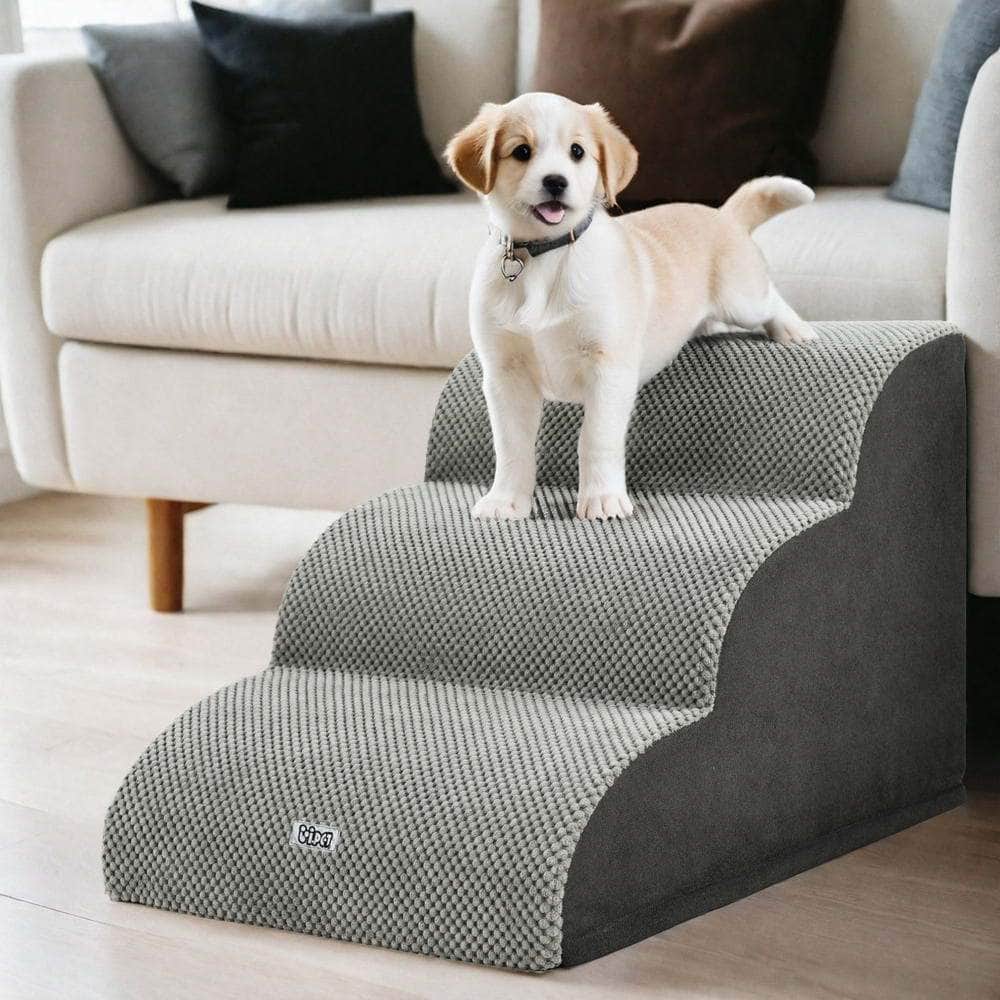 Dog Ramp Steps Foam 3/4 Tier Pet Stairs For Bed Sofa Car Portable Indoor, Dog Steps & Ramps - photo 22