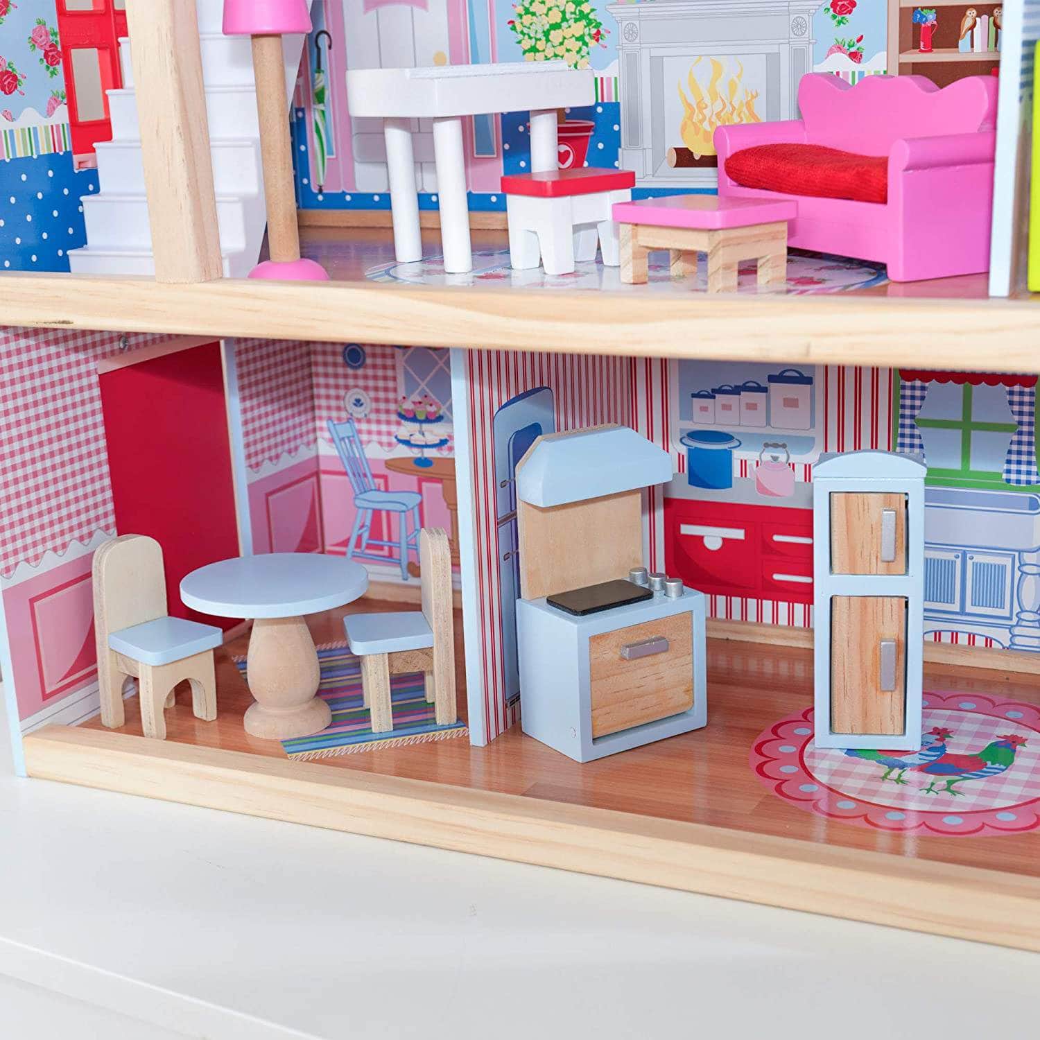 Doll Cottage With Furniture For Kids (Model 1