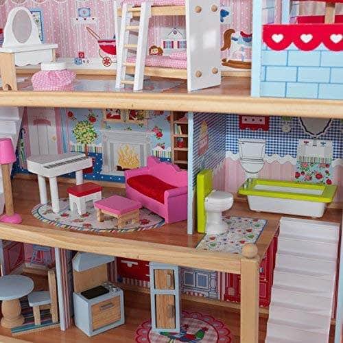 Doll Cottage With Furniture For Kids (Model 1