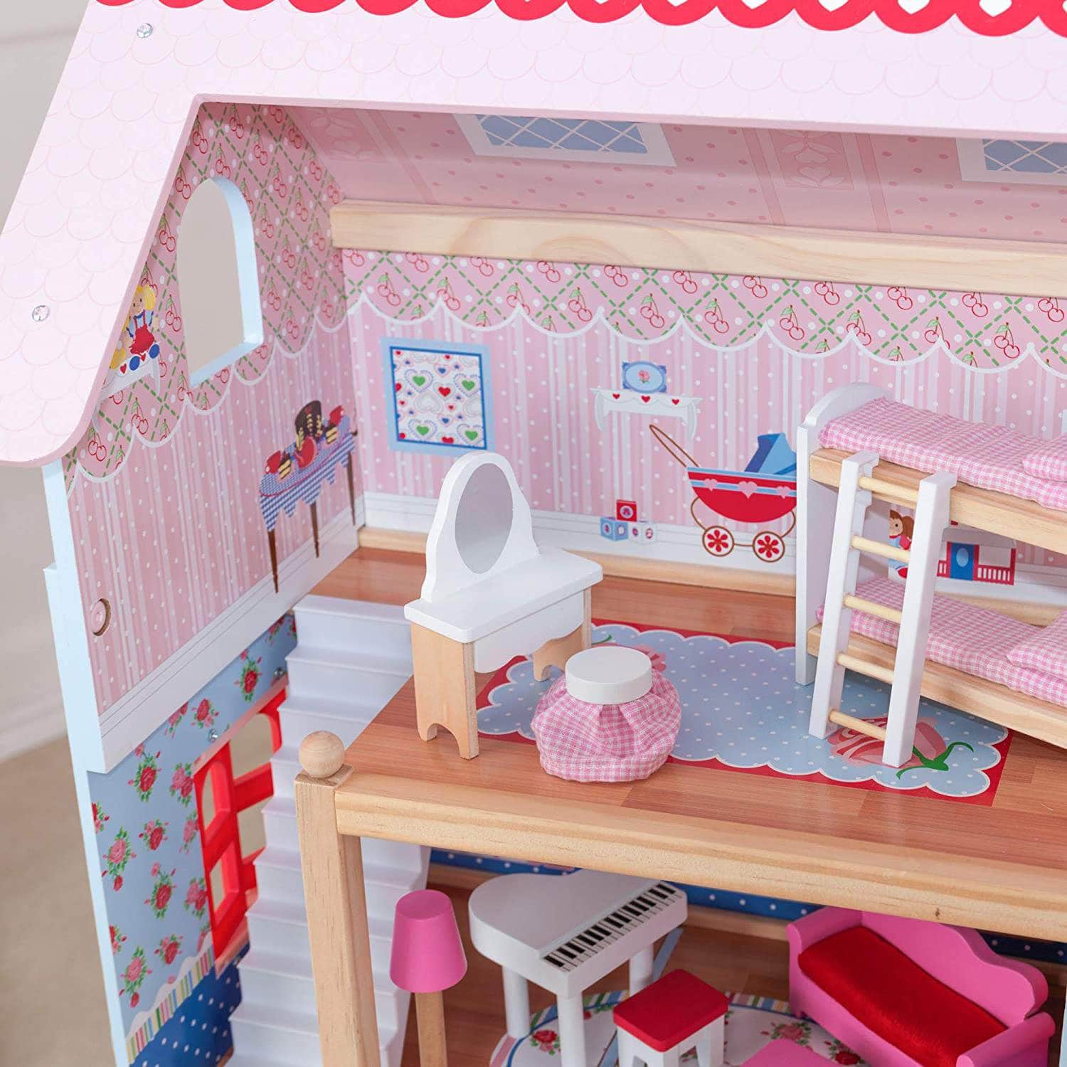 Doll Cottage With Furniture For Kids (Model 1