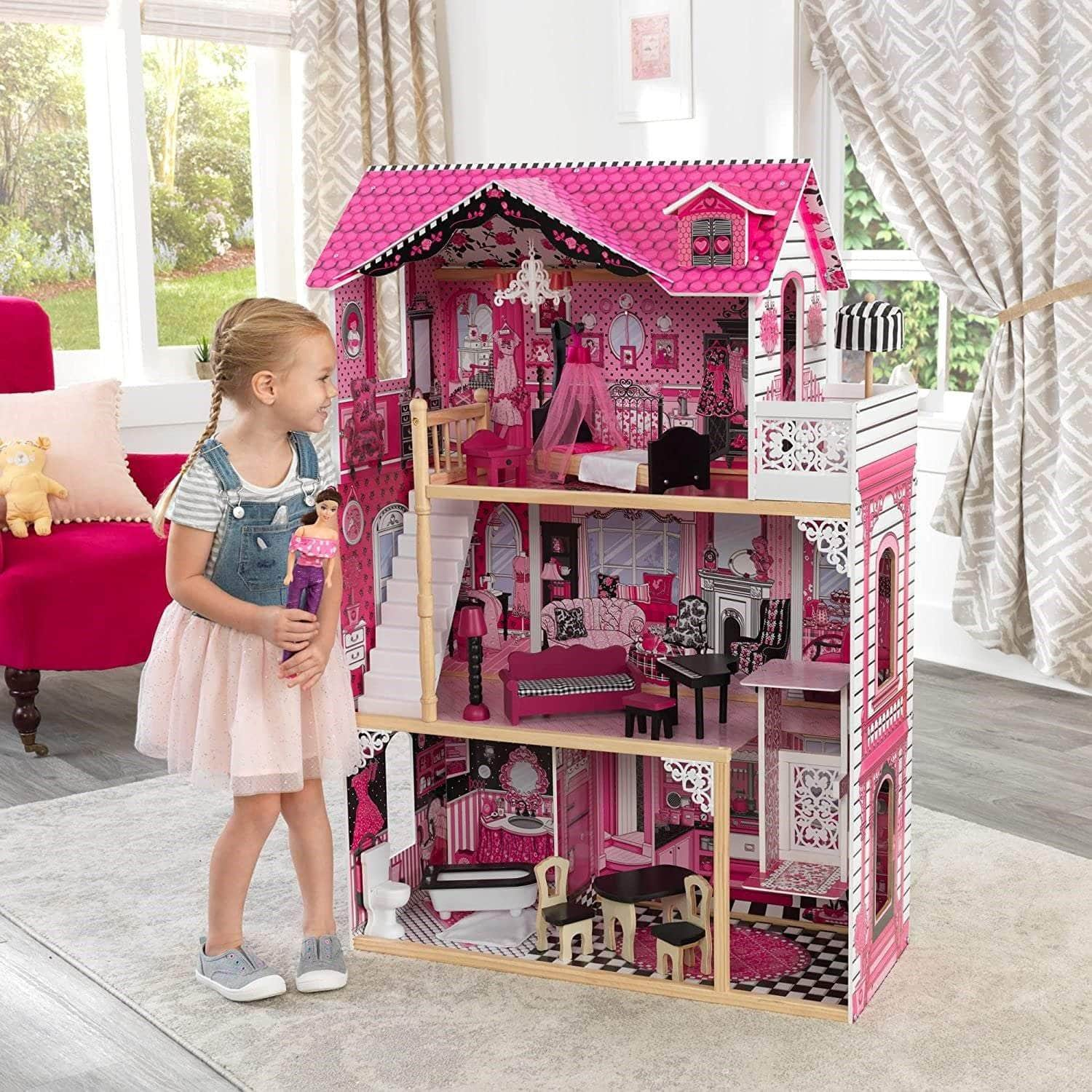 Dollhouse With Furniture For Kids (Model 6