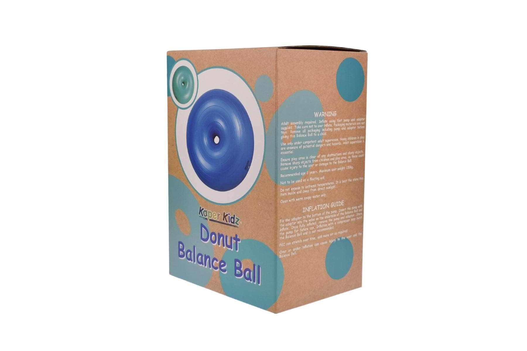 Donut balance ball blue
