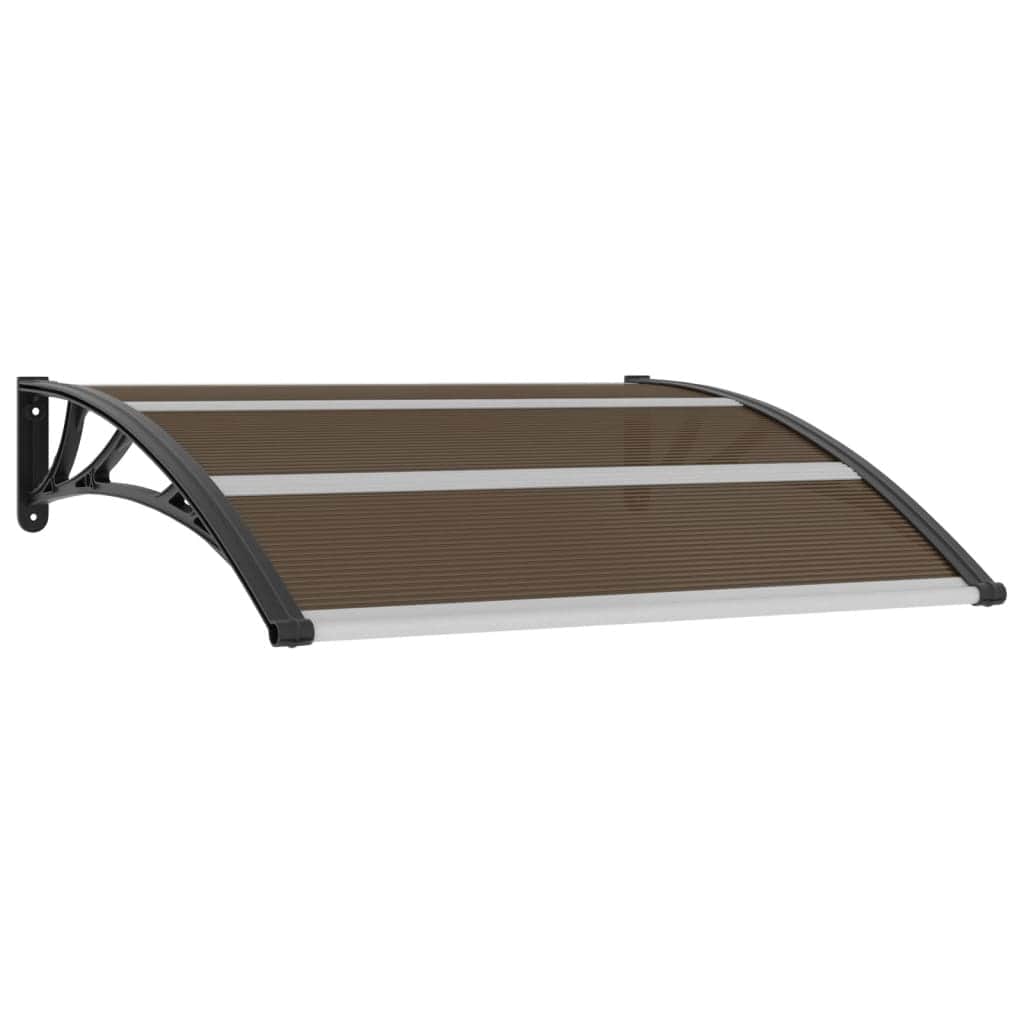 Door Canopy - Black  Plastic