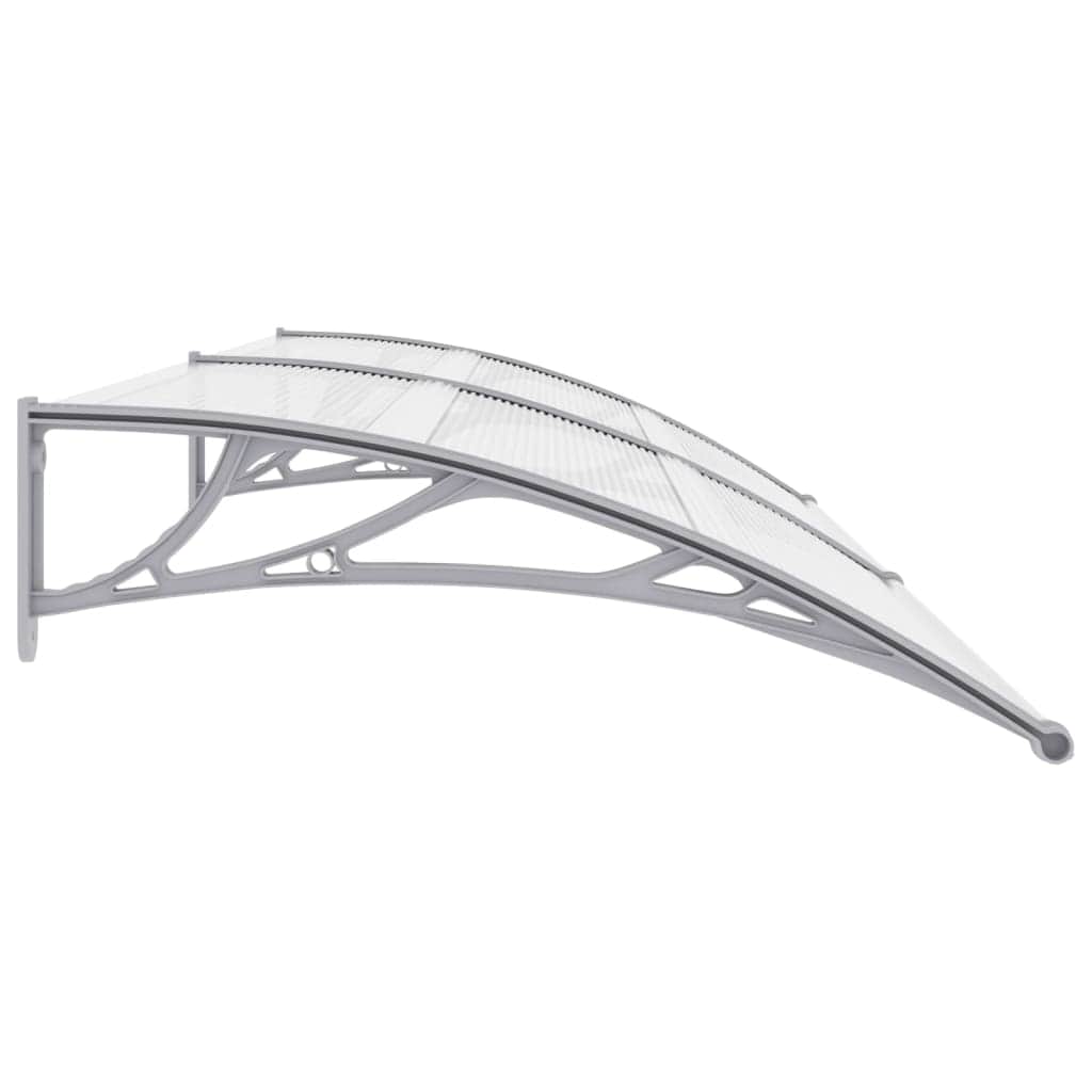 Door Canopy Grey Plastic | Plastic finish