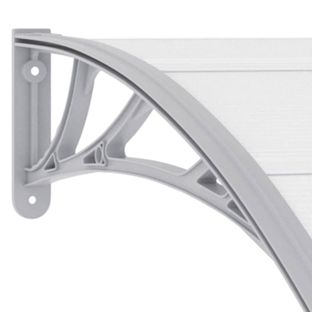 Window & Door Awnings - Door Canopy Grey Plastic