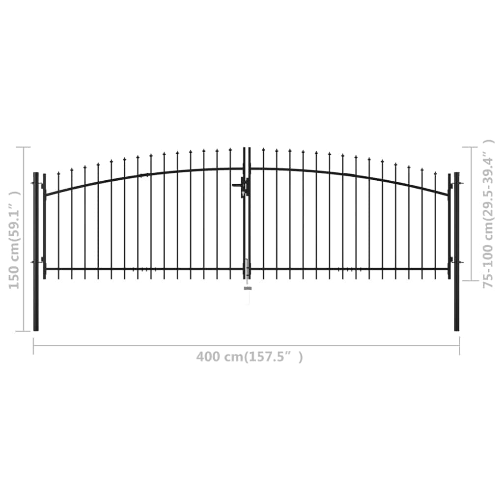 Double Door Fence Gate