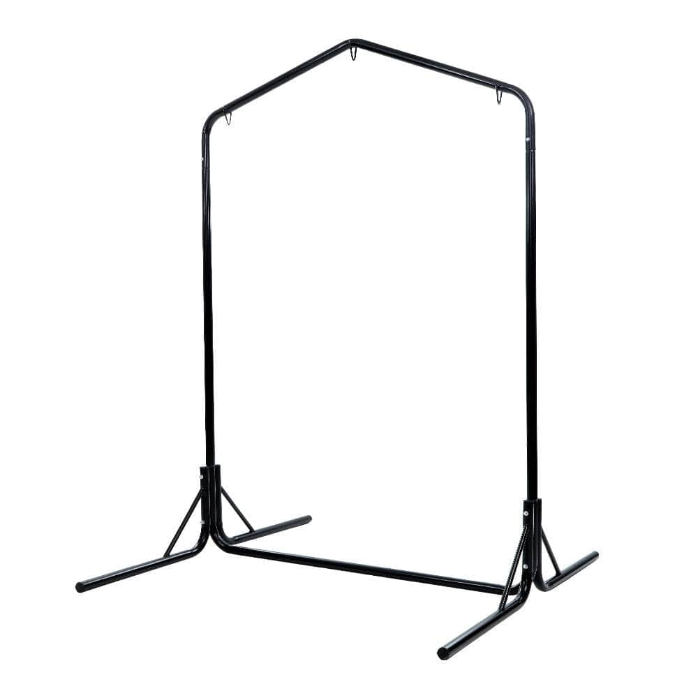 Double Hammock Chair Stand Steel Frame 2 Person Outdoor Heavy Duty 200KG