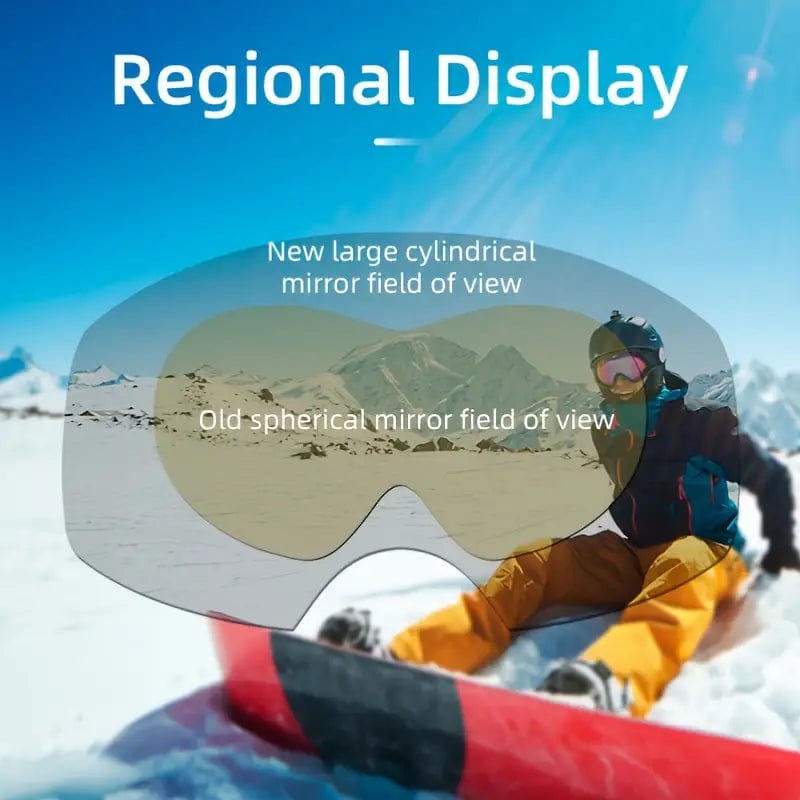 Double-Layer Anti-Fog Skiing Goggles for Snowboarding and Skiing