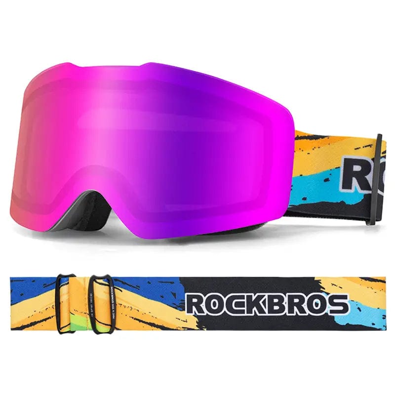 Double-Layer Anti-Fog Skiing Goggles for Snowboarding and Skiing