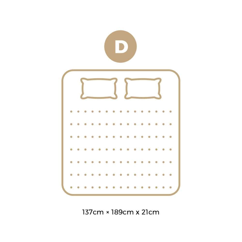 Double Mattress Bonnell Spring Tight Top 21CM