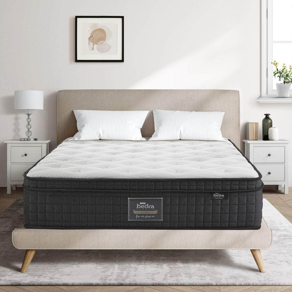 Double Mattress Cool Gel Foam Pocket Spring 34CM with Pillows