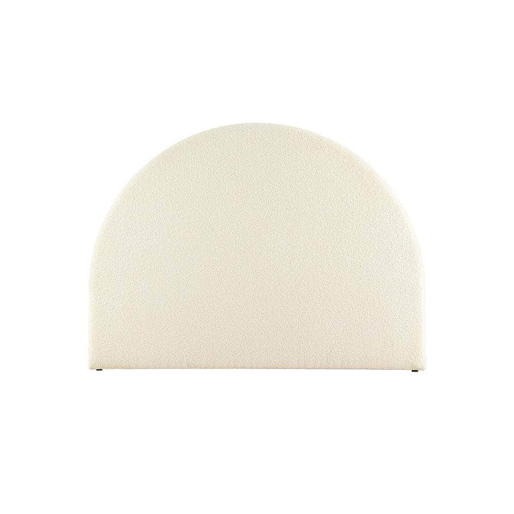 Double/Queen GREI White Bed Frame Boucle Headboard(Bedhead Only)