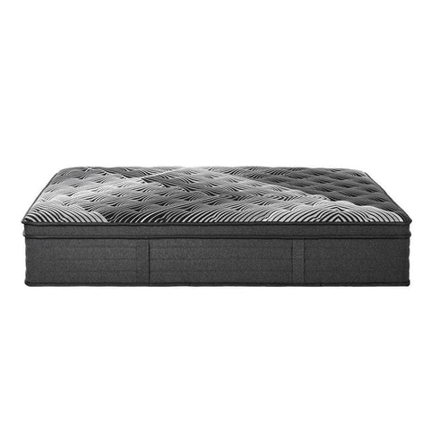 Double & Queen Mattress 9 Zone Pocket Spring Foam Bamboo Euro Top 35cm Medium