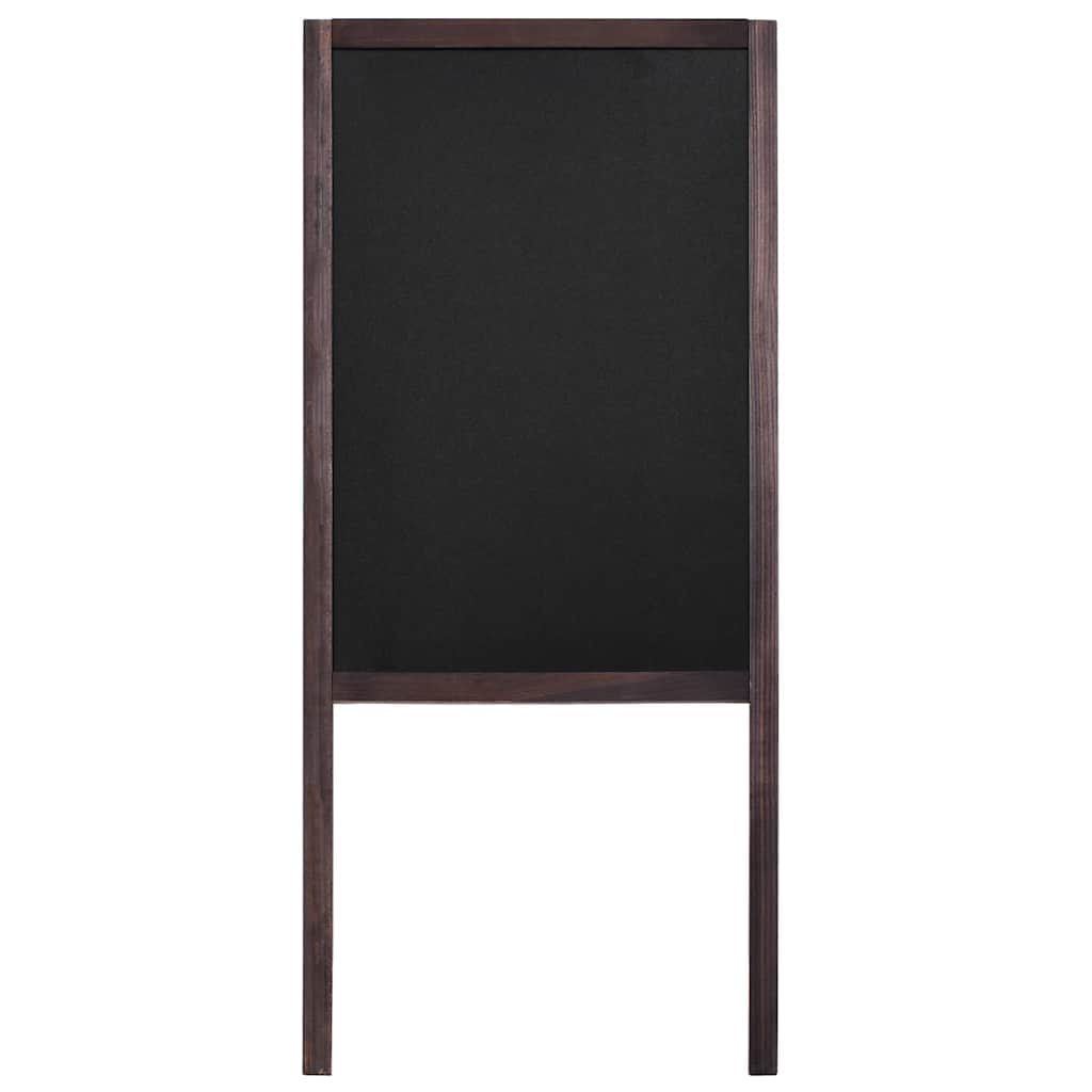 Double-sided Blackboard Cedar Wood Free Standing