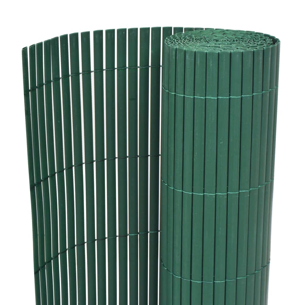 Double - Sided Garden Fence PVC Green - Simple deals