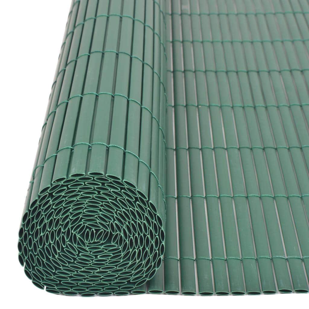 Double - Sided Garden Fence PVC Green - Simple deals