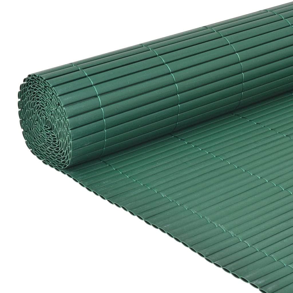 Double - Sided Garden Fence PVC Green - Simple deals