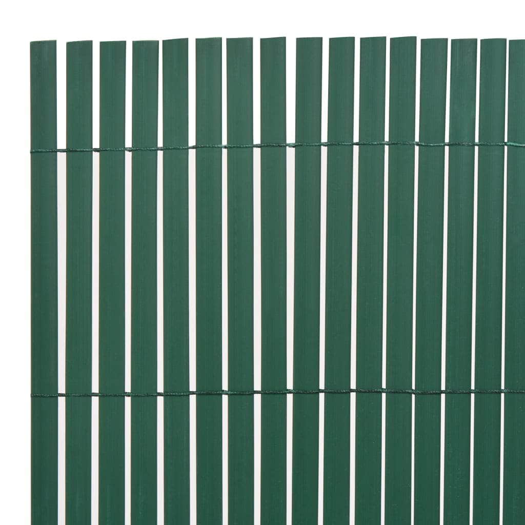 Double - Sided Garden Fence PVC Green - Simple deals