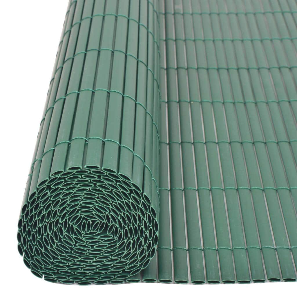 Double - Sided Garden Fence PVC, Green - Simple deals