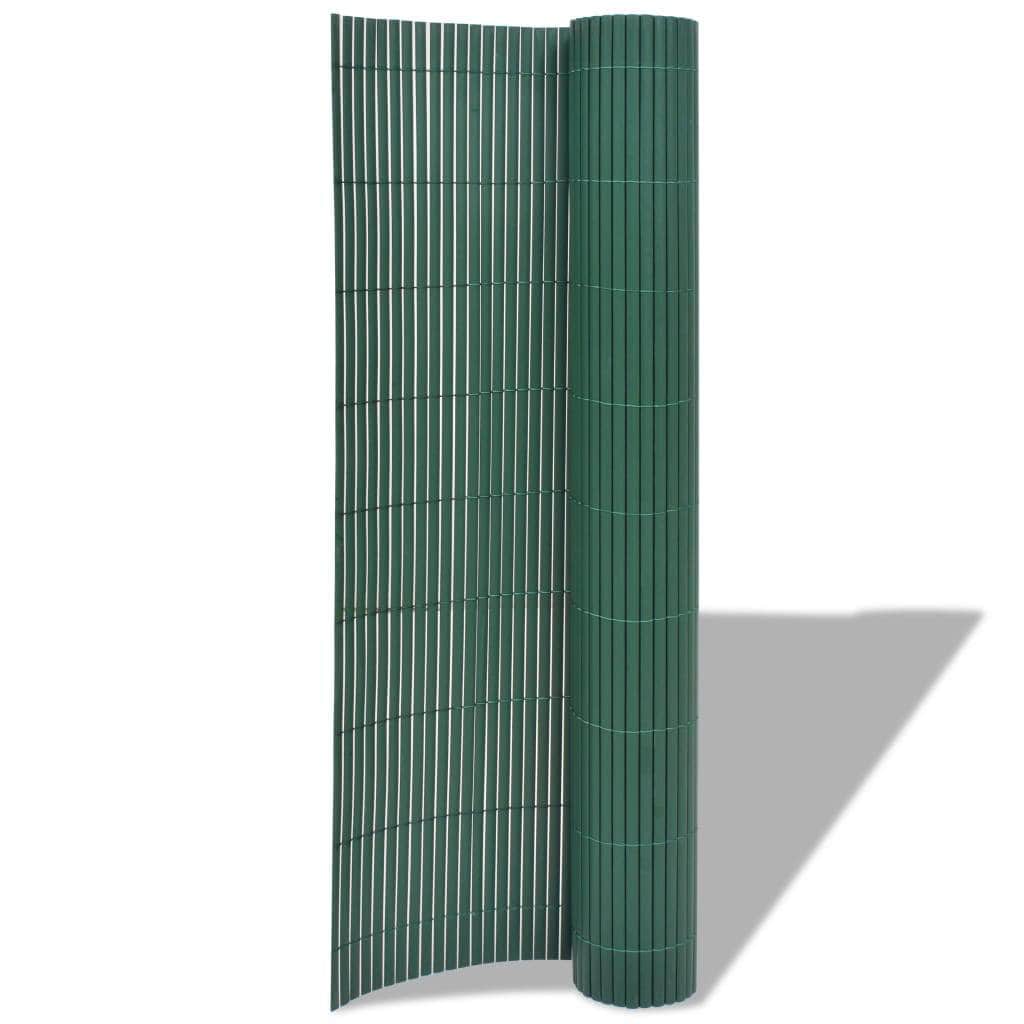 Double - Sided Garden Fence PVC, Green - Simple deals