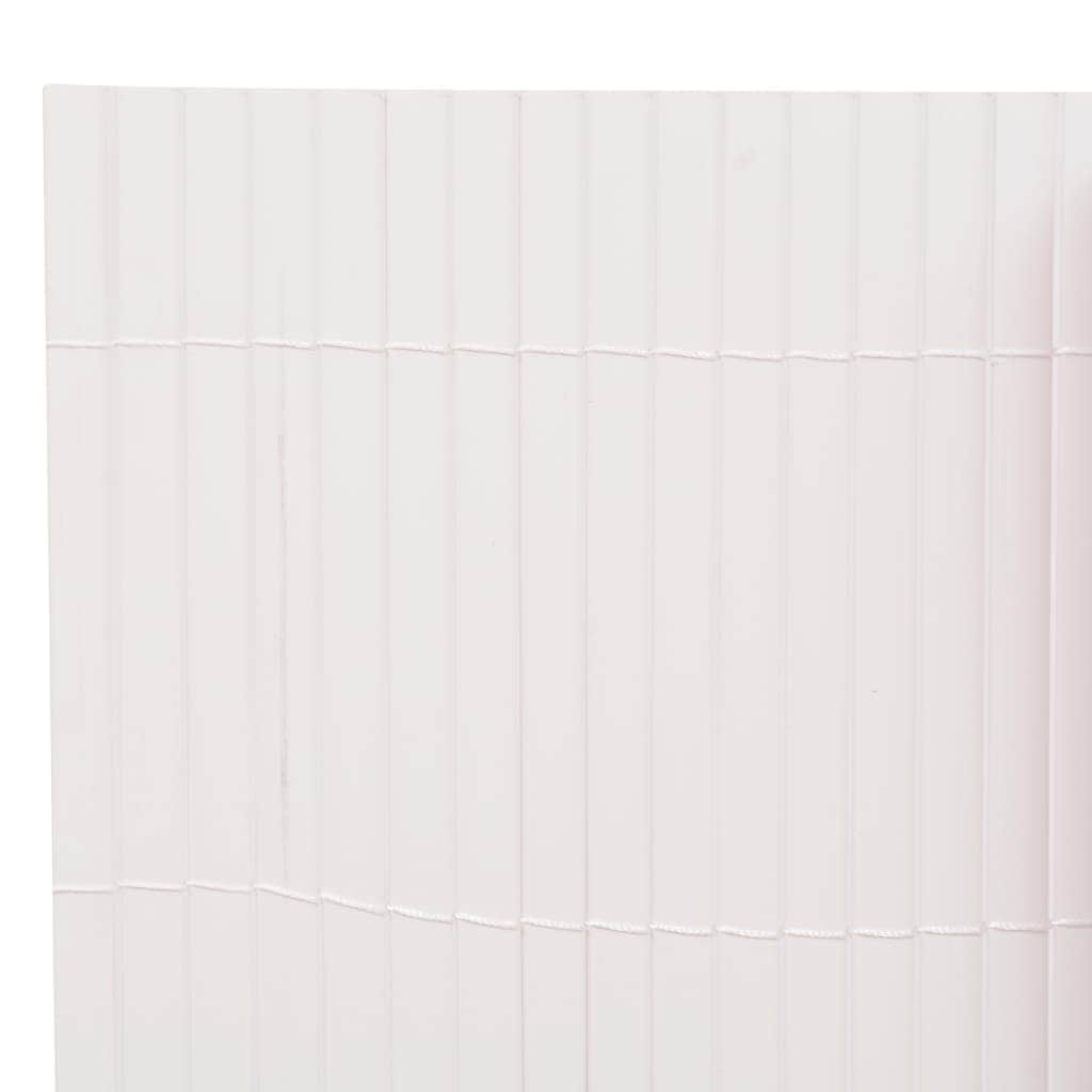 Double-Sided Garden Fence  White