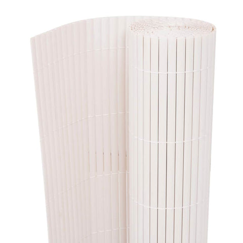 Double-Sided Garden Fence White