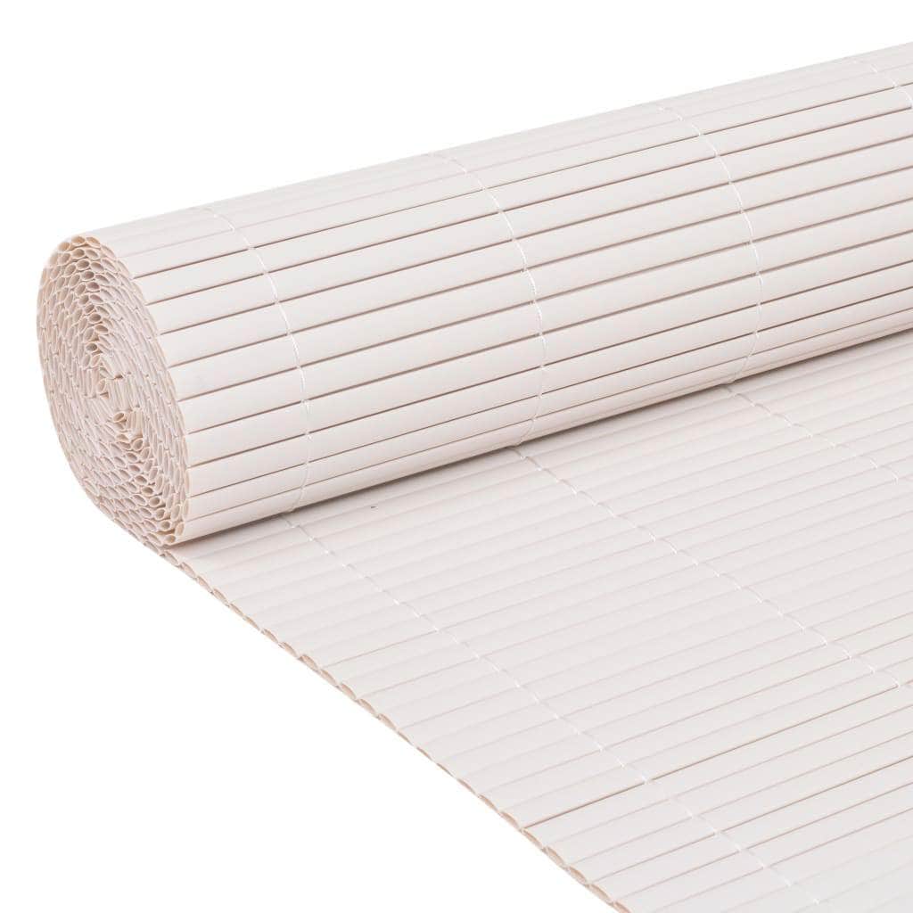 Double-Sided Garden Fence White