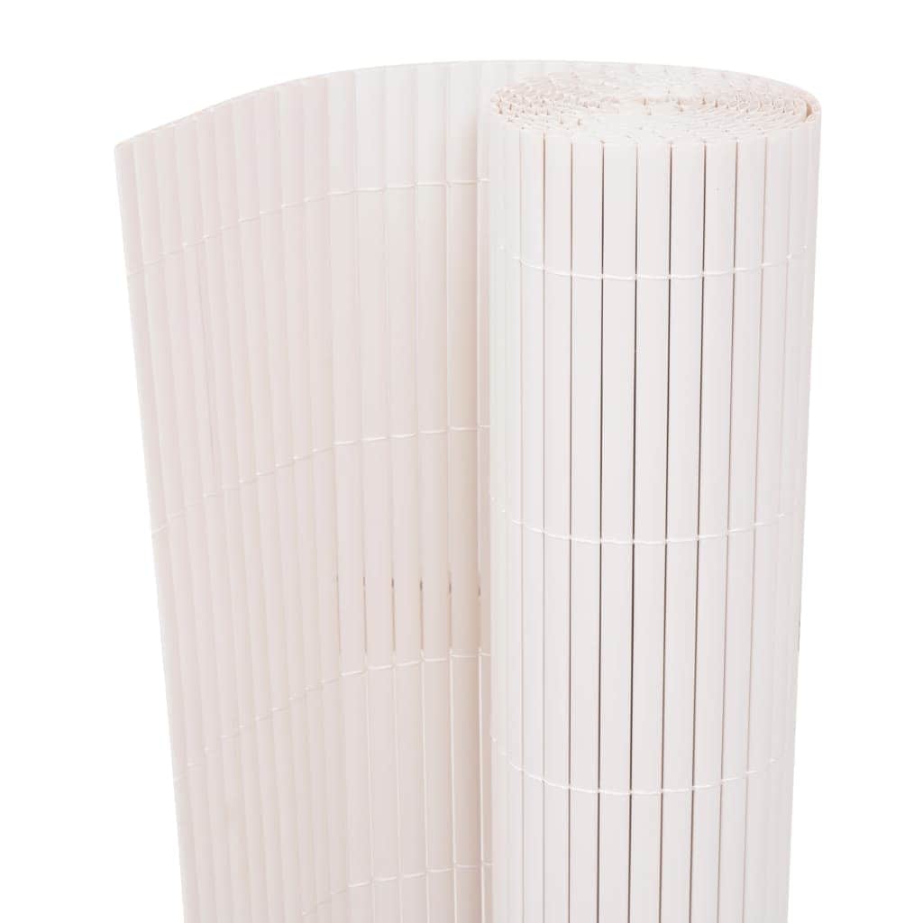 Double - Sided Garden Fence White - Simple deals