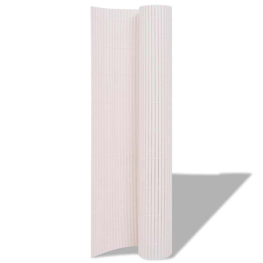 Double - Sided Garden Fence White - Simple deals