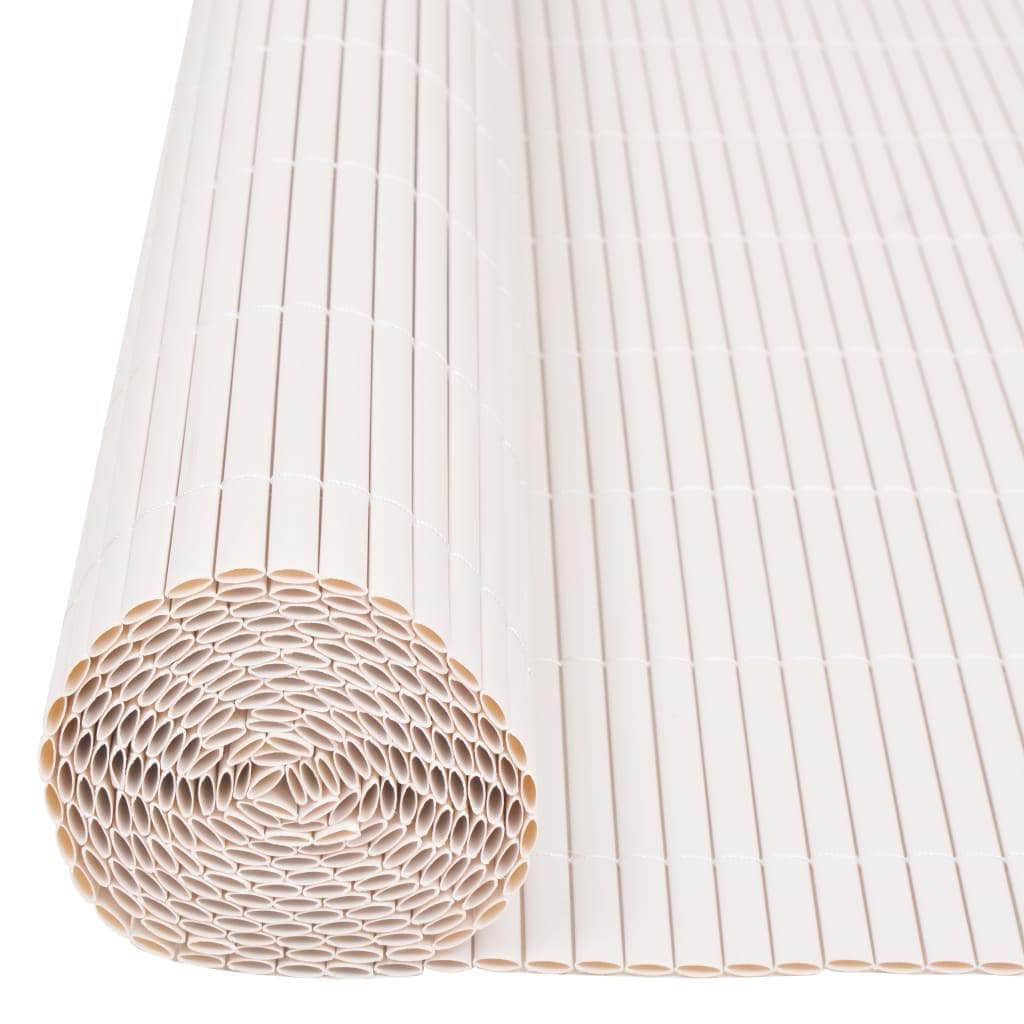 Double - Sided Garden Fence White - Simple deals