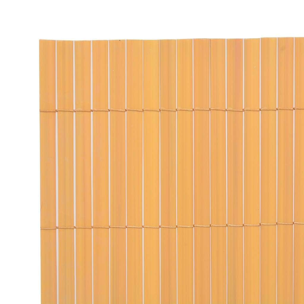 Double-Sided Garden Fence Yellow