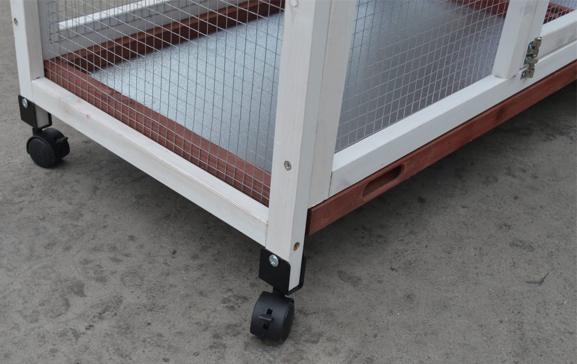 Double Storey Large Rabbit Hutch Guinea Pig Cage , Ferret Cage