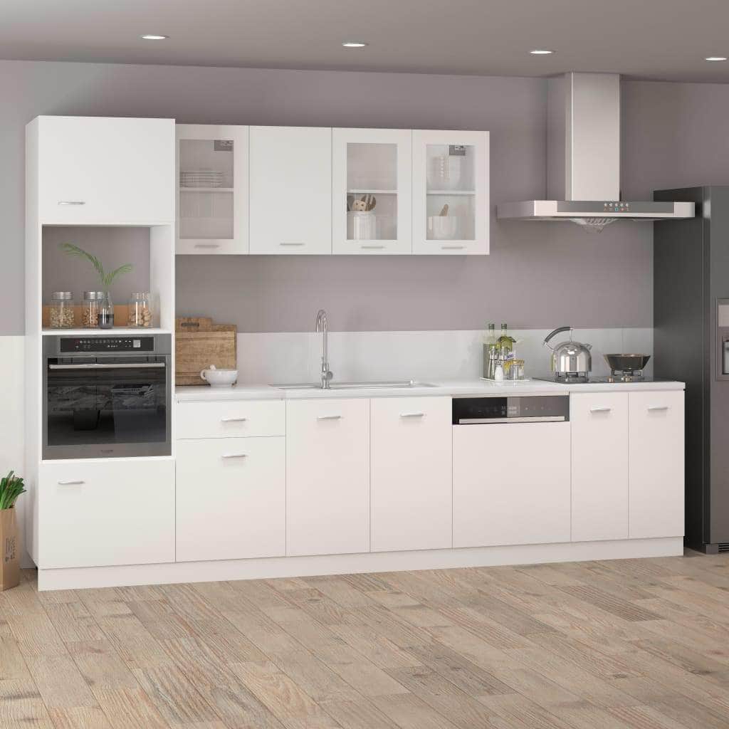 Drawer Bottom Cabinet White Engineered Wood | Wood finish