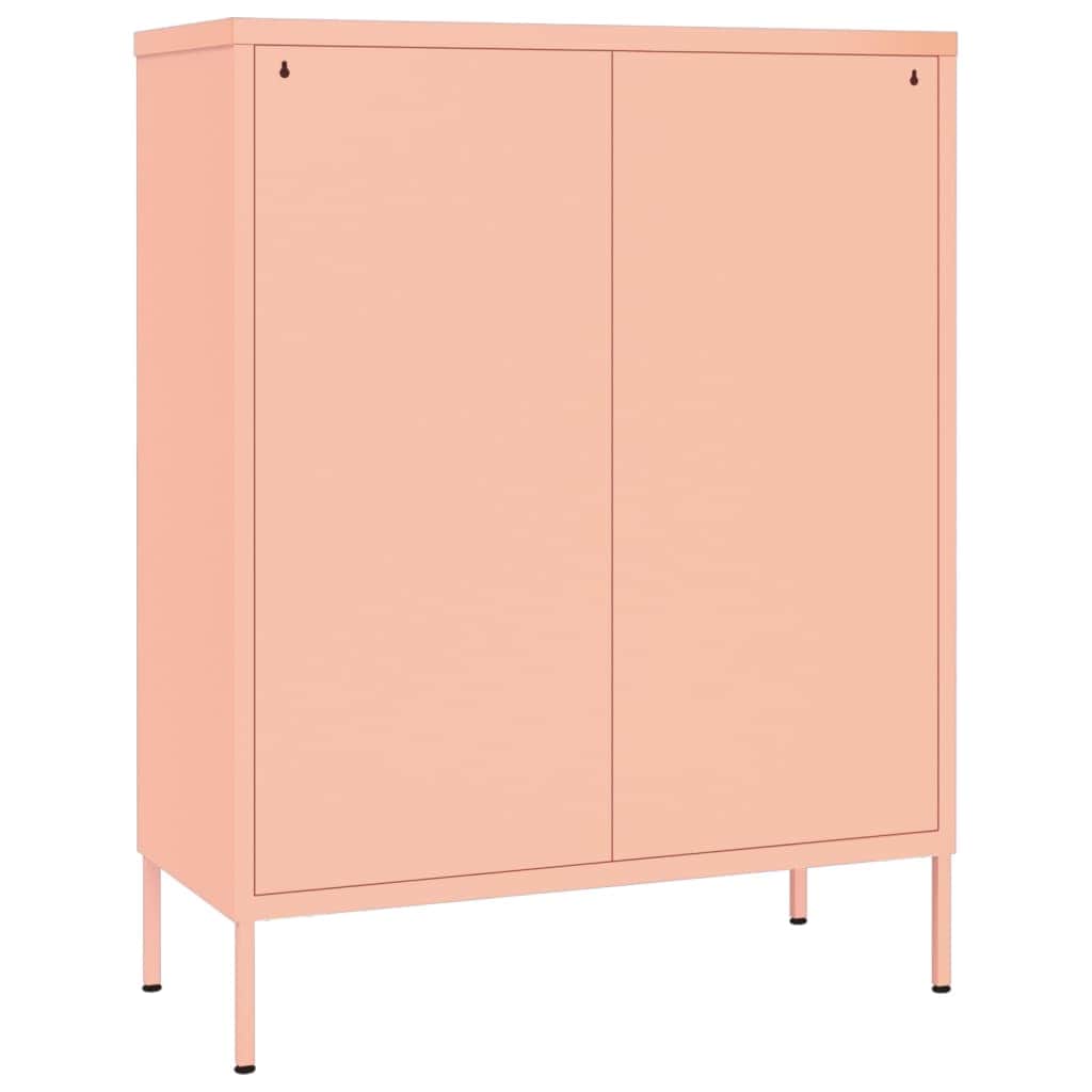 Drawer Cabinet Pink Steel