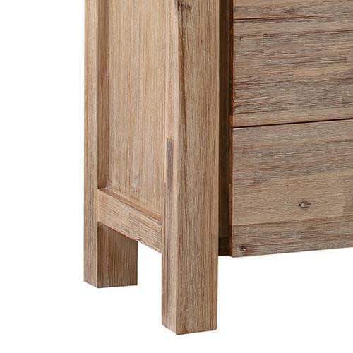Dresser Table Mirror Makeup Cabinet with Drawer Oak