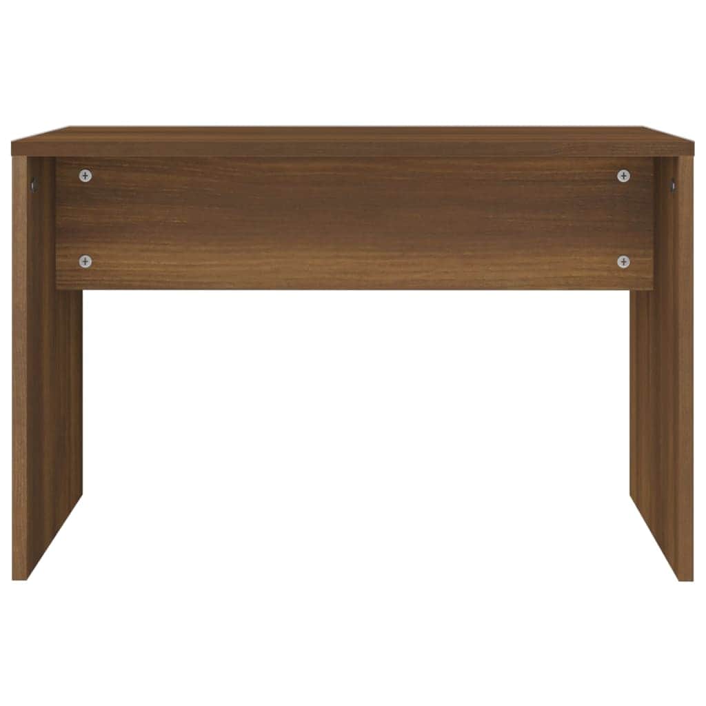 Dressing Stool Brown Oak Engineered Wood