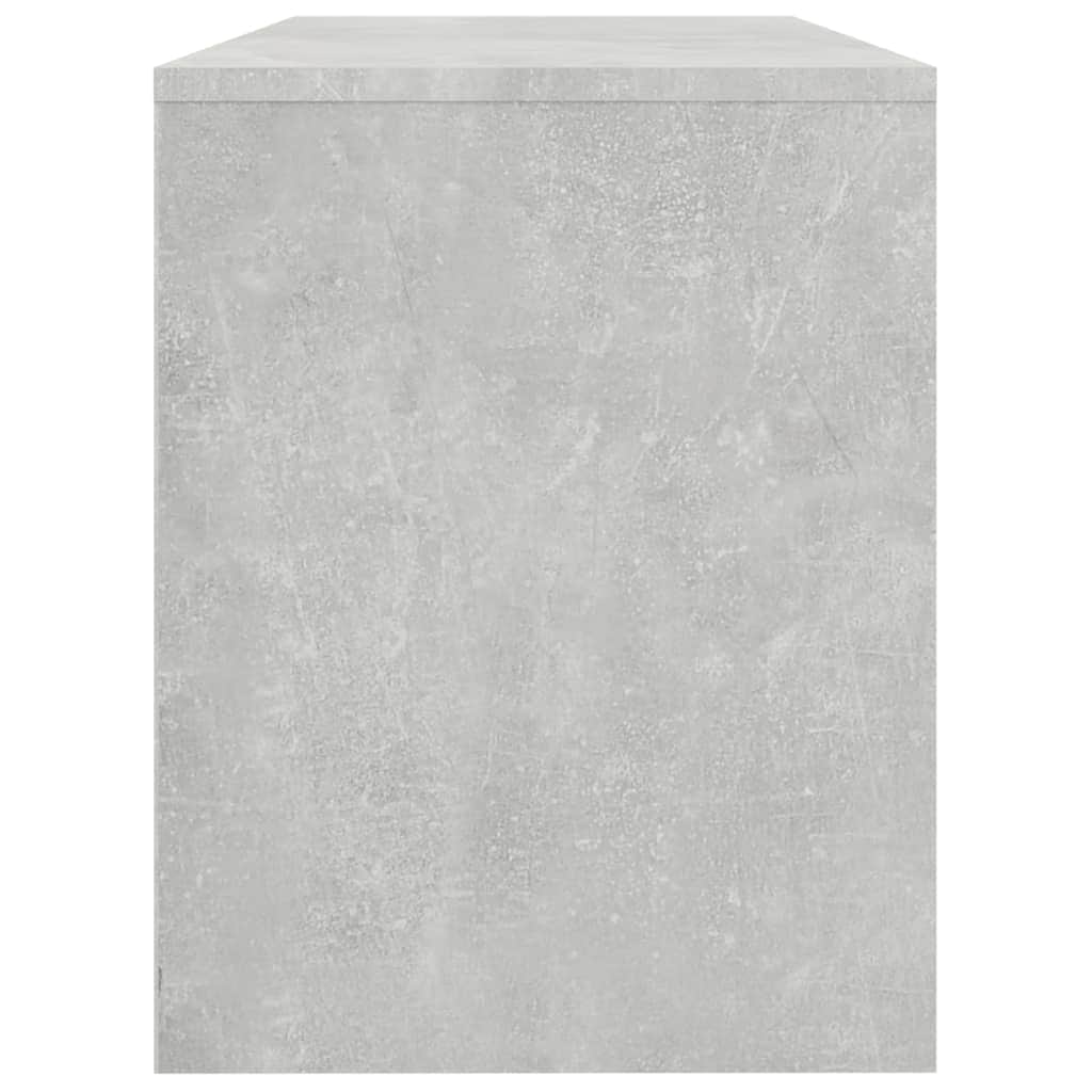 Dressing Stool Concrete Grey Engineered Wood