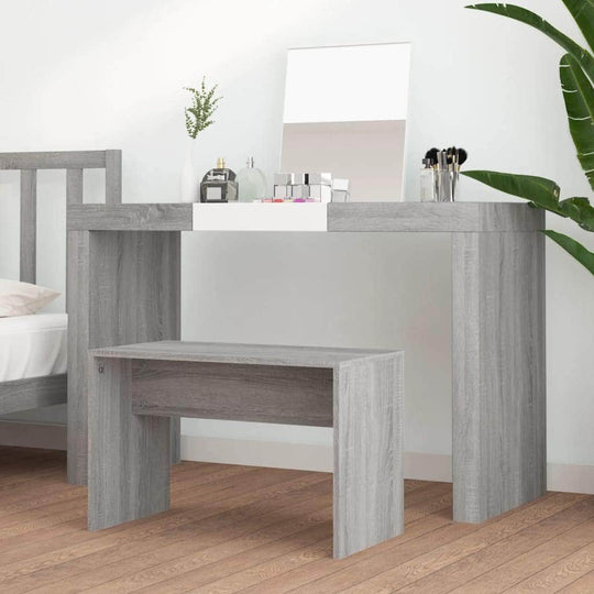 Dressing Stool Grey Sonoma Engineered Wood | Wood finish