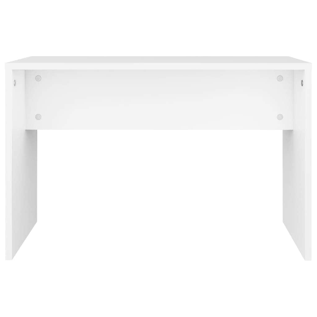 Dressing Stool White Engineered Wood