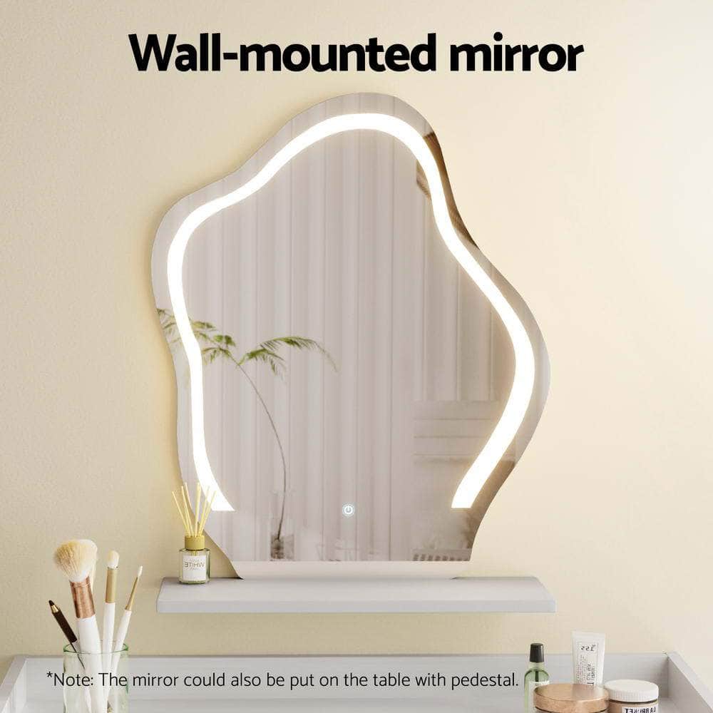 Dressing Table Floating Led White Daphne