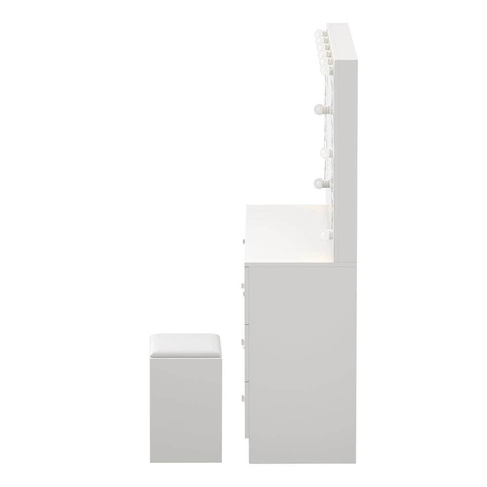 Dressing Table Large Makeup Mirror 10 LED Bulbs