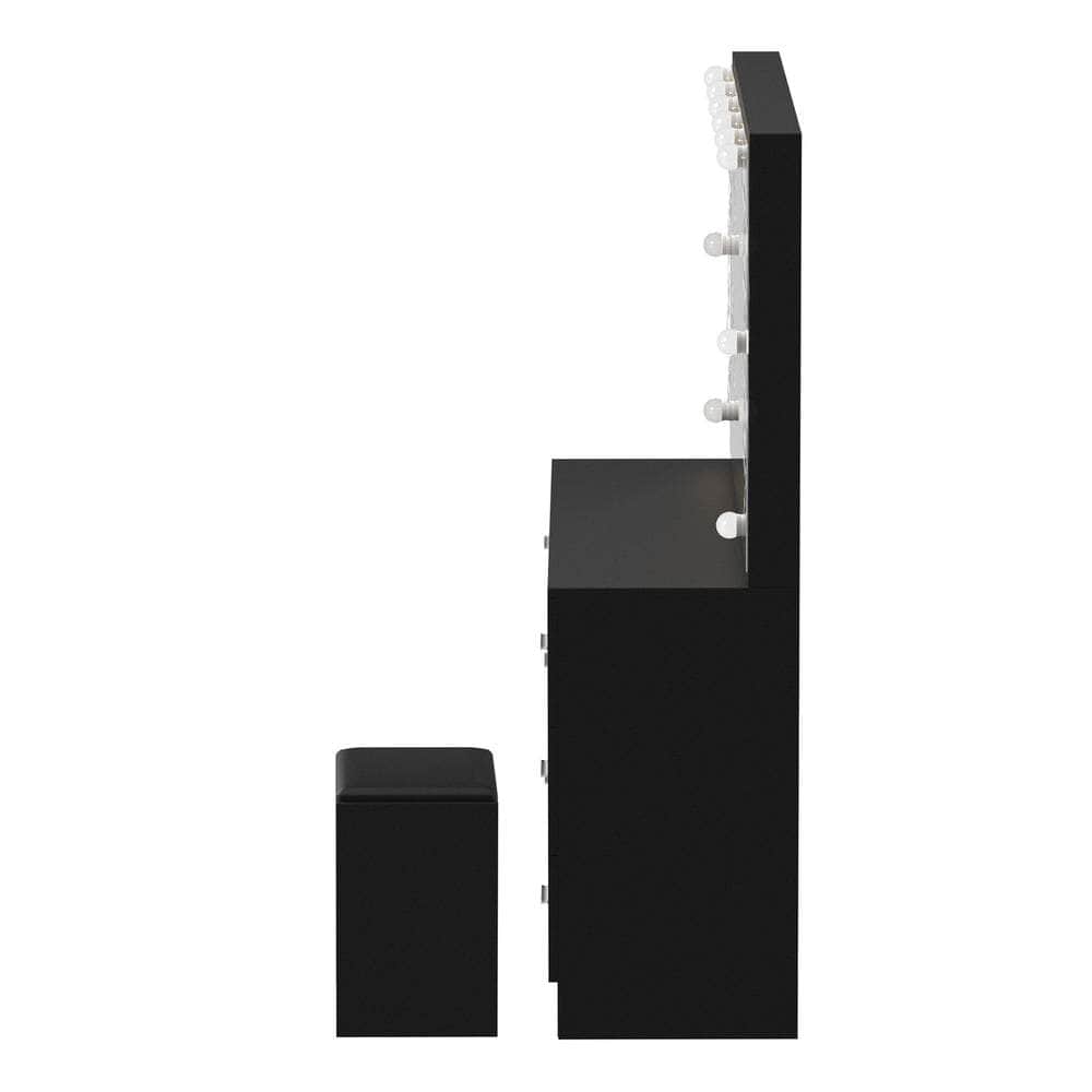 Dressing Table Large Makeup Mirror 10 LED Bulbs